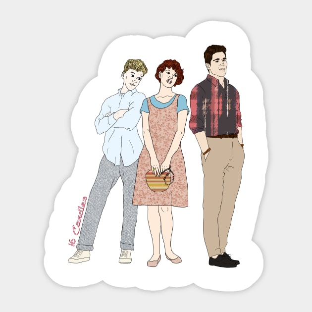 16 Candles Sticker by RachaelBurriss